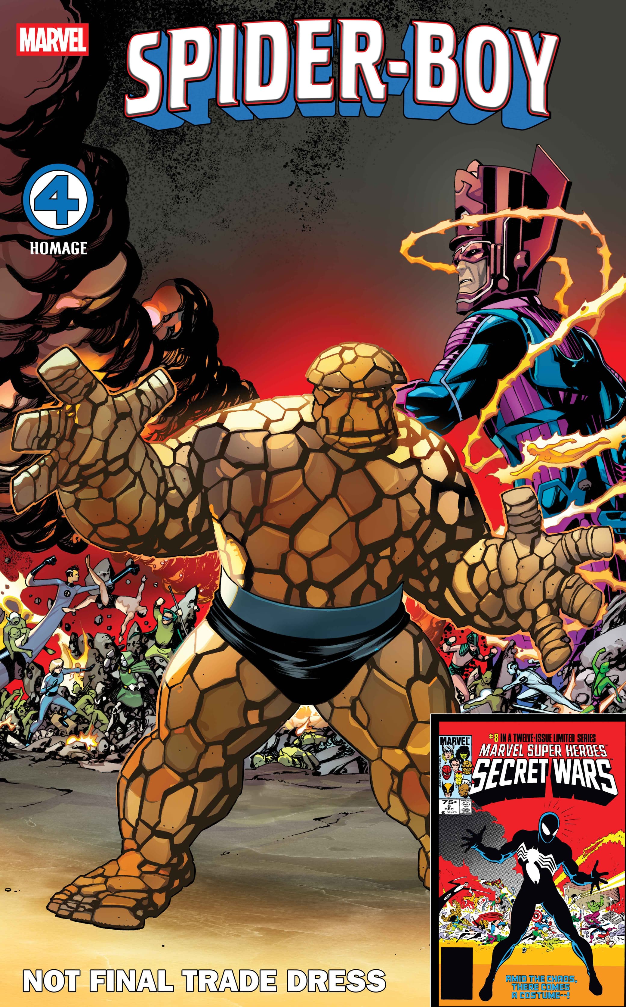 SPIDER-BOY #15 Fantastic Four Homage Variant Cover by Michael Mckone