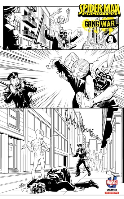 SPIDER-MAN UNLIMITED interior artwork by E.J. Su