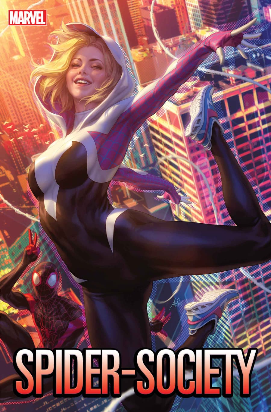 SPIDER-SOCIETY #1 Spider-Gwen Variant Cover by Stanley “Artgerm” Lau