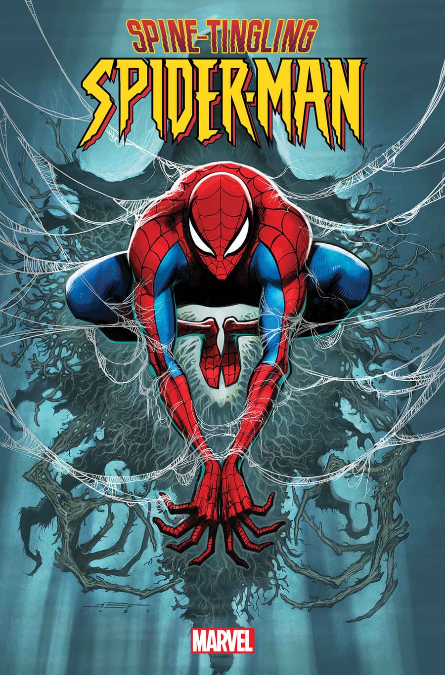 SPINE-TINGLING SPIDER-MAN #0 cover by Juan Ferreyra
