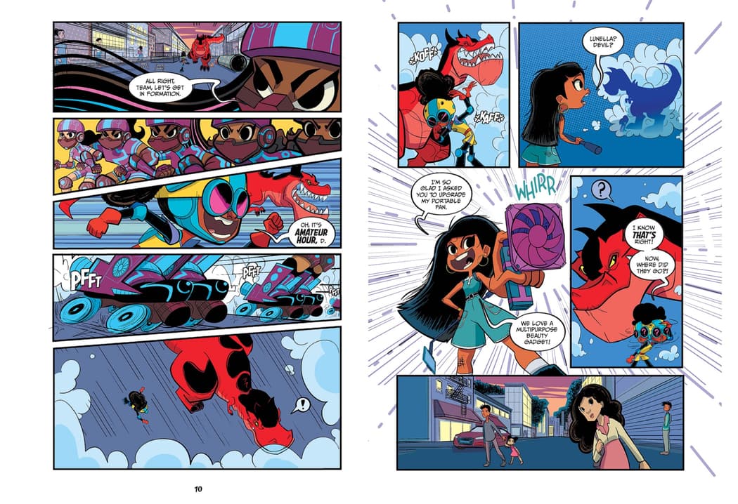 Preview from Moon Girl and Devil Dinosaur: Wreck and Roll!