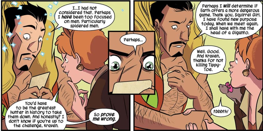 Squirrel Girl and Kraven