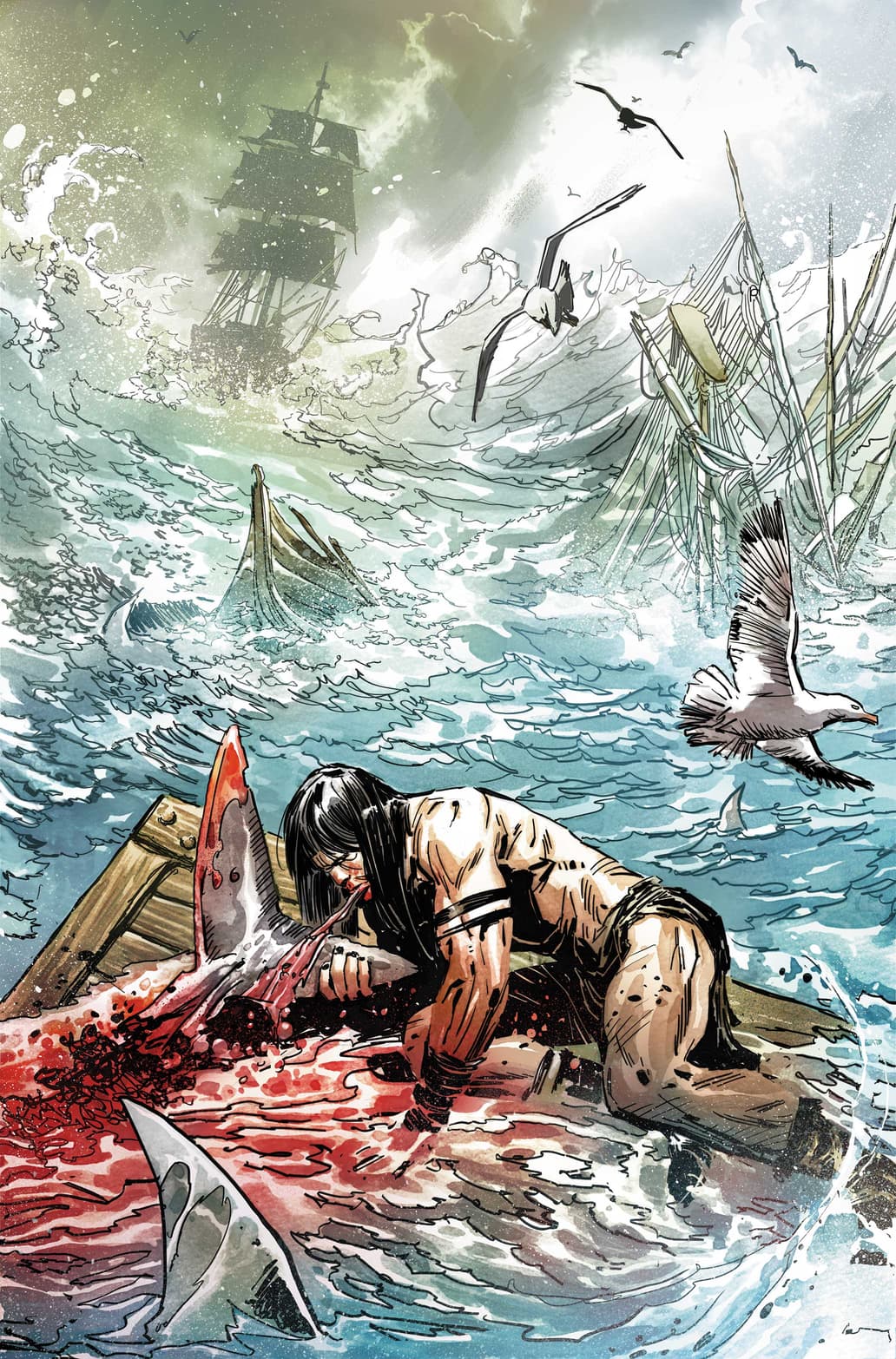 Ron Garney art from Savage Sword of Conan