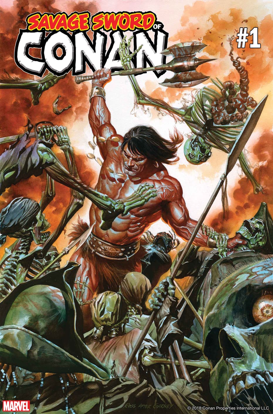 Savage Sword of Conan cover by Alex Ross