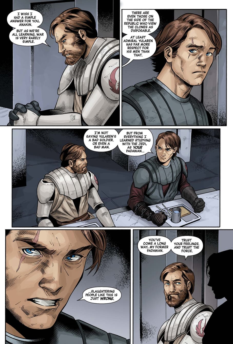 Anakin challenges the cost of war in STAR WARS: AGE OF REPUBLIC - ANAKIN SKYWALKER (2019) #1.
