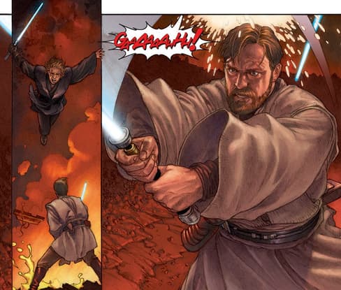 A fateful battle on Mustafar in STAR WARS: EPISODE III - REVENGE OF THE SITH (2005) #4.