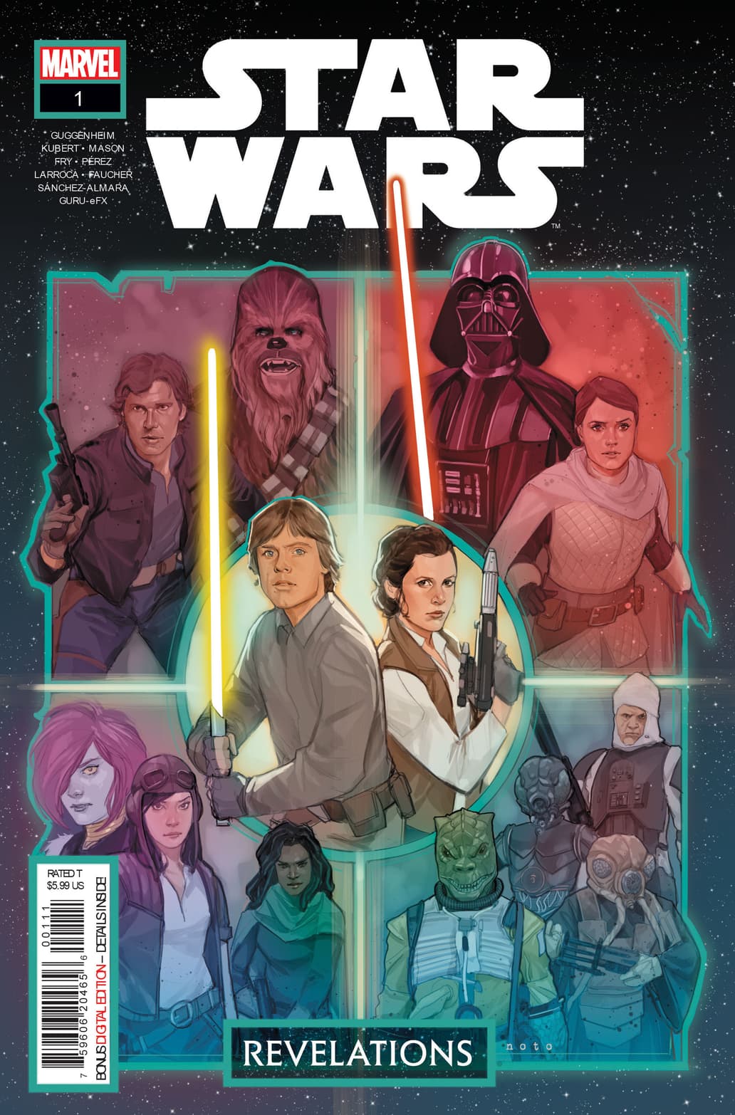 STAR WARS: REVELATIONS #1 cover by Phil Noto