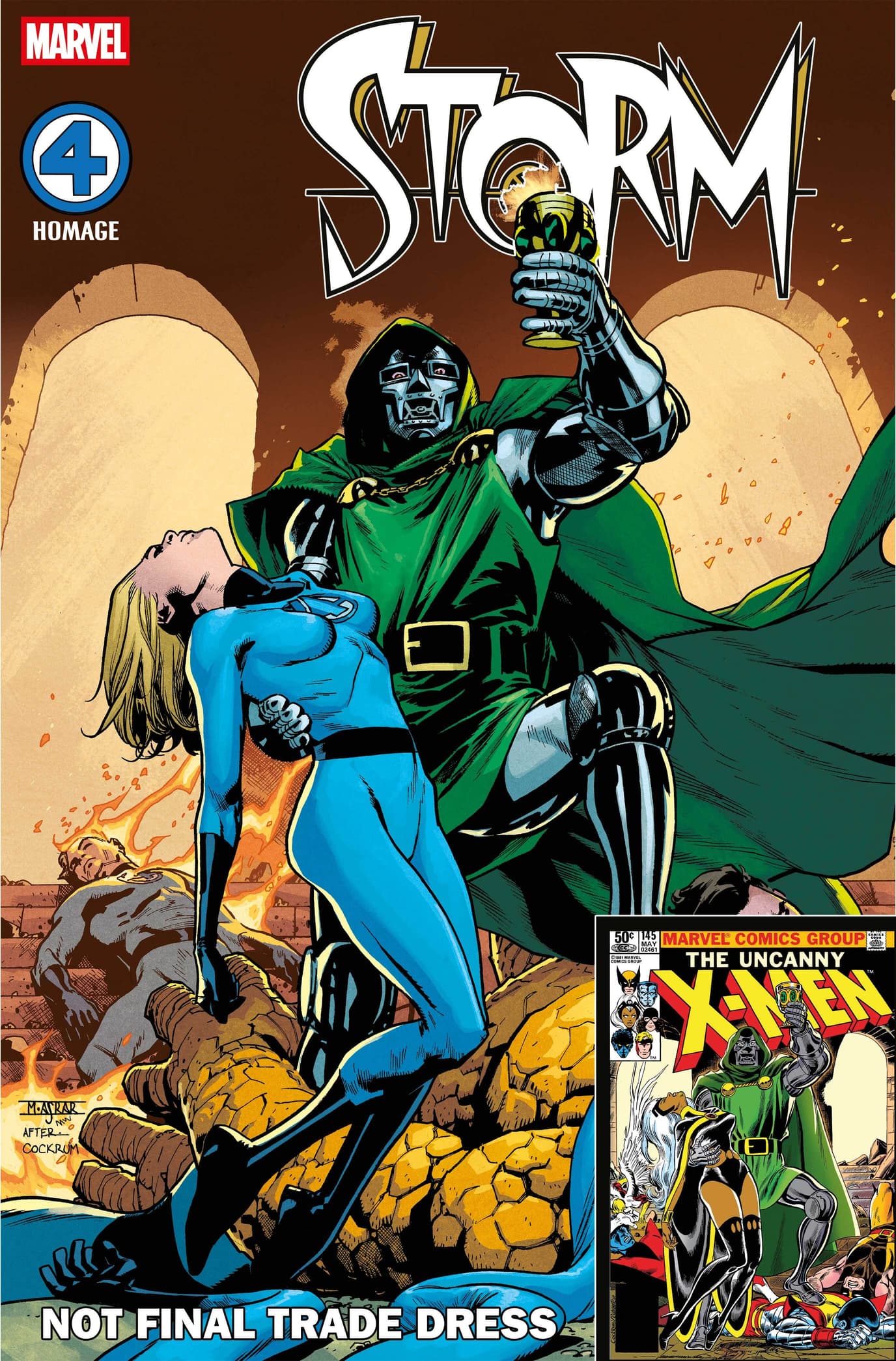 STORM #4 Fantastic Four Homage Variant Cover by Mahmud Asrar