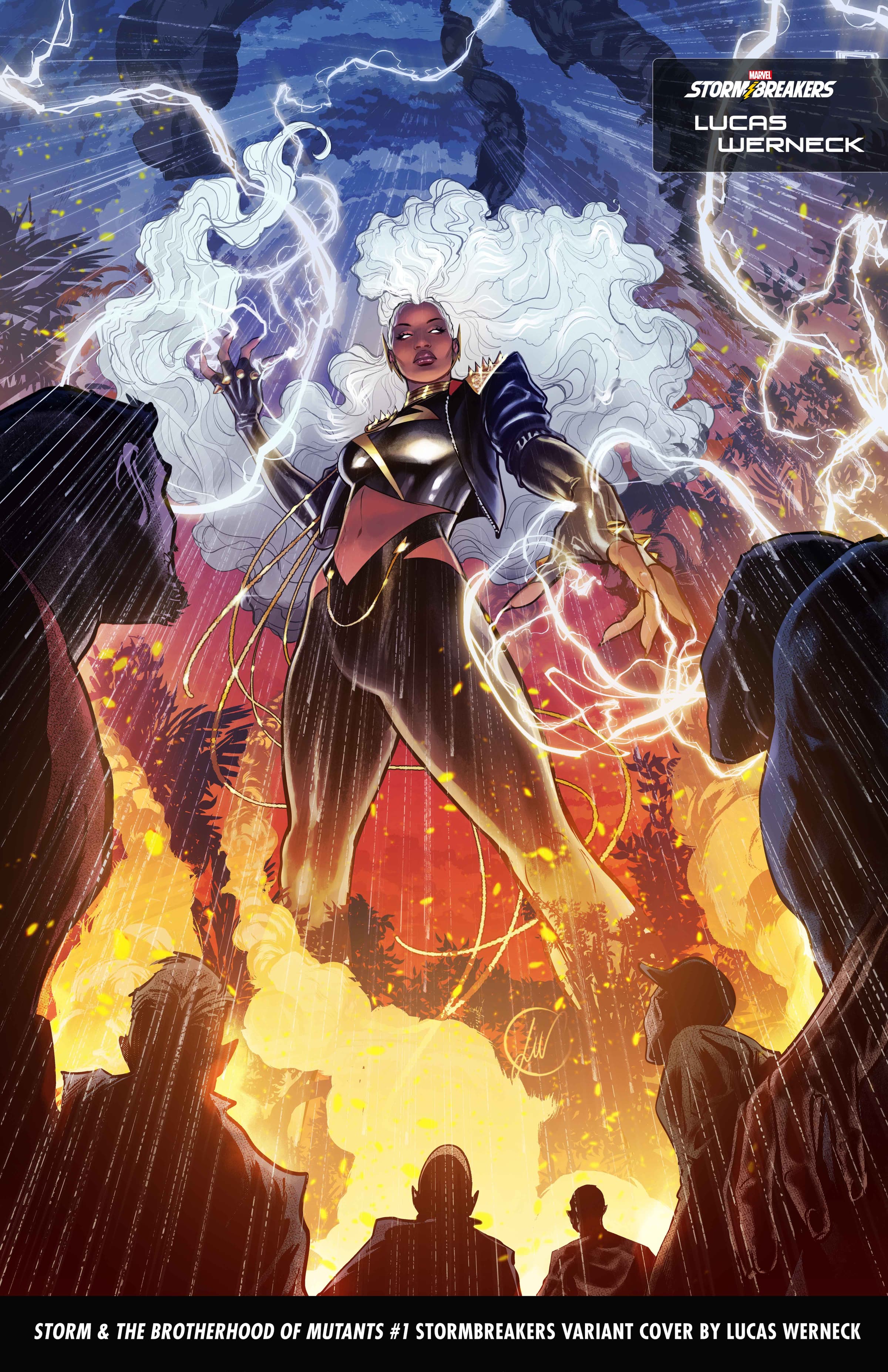 STORM & THE BROTHERHOOD OF MUTANTS #1 STORMBREAKERS VARIANT COVER BY LUCAS WERNECK