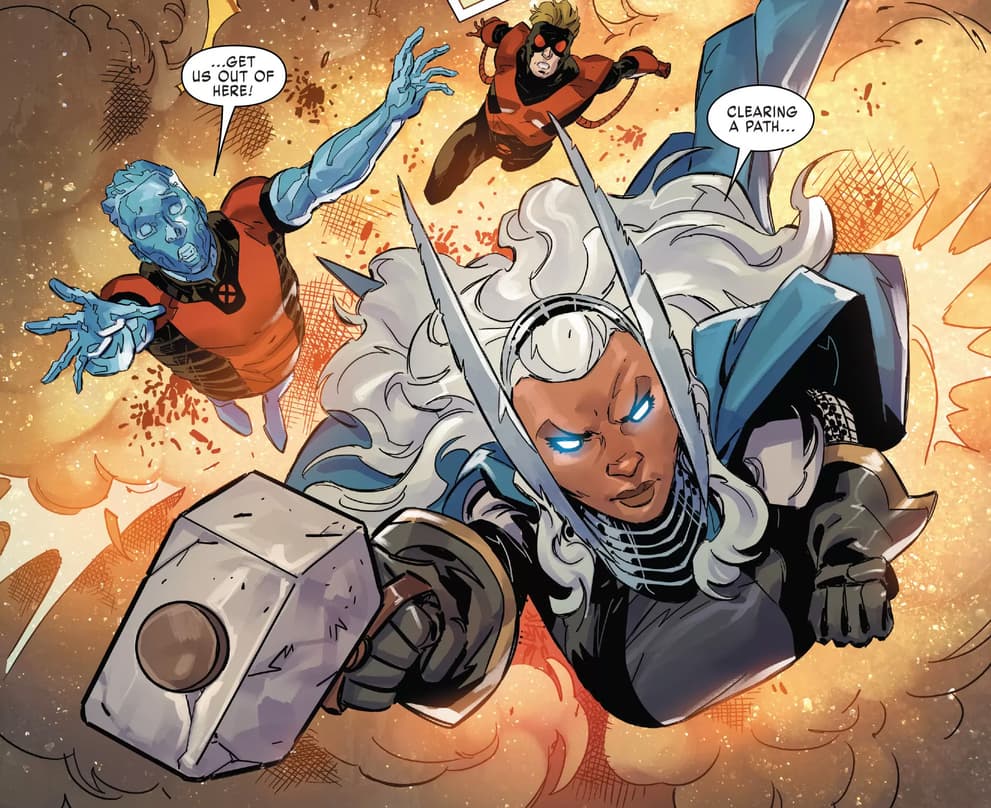 X-MEN: GOLD (2017) #27 arte de David Marquez, Geraldo Borges, Arif Prianto e Matthew Wilson