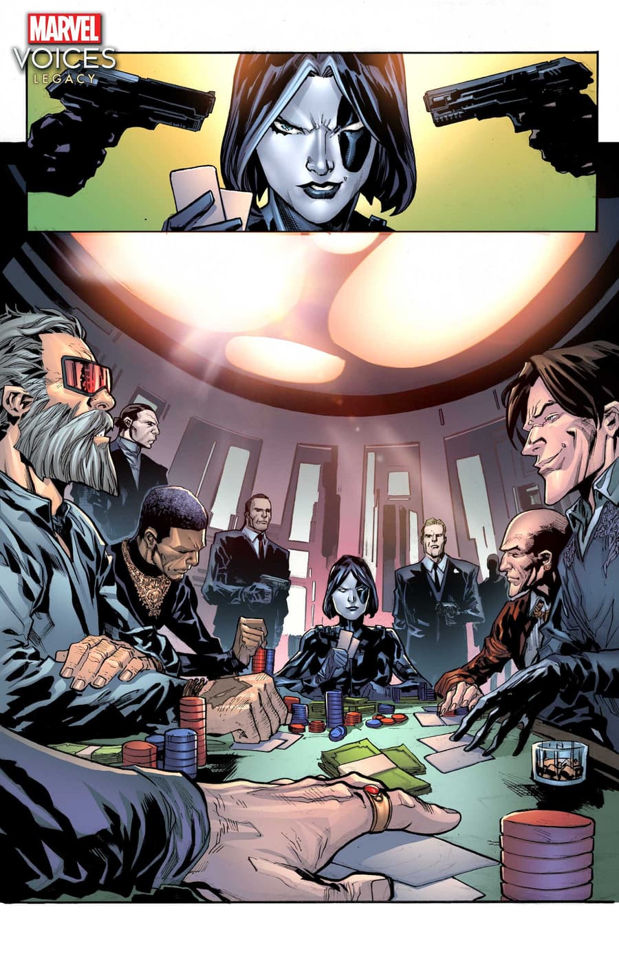 MARVEL'S VOICES: LEGACY #1 preview art by Ken Lashley, colors by Juan Fernandez