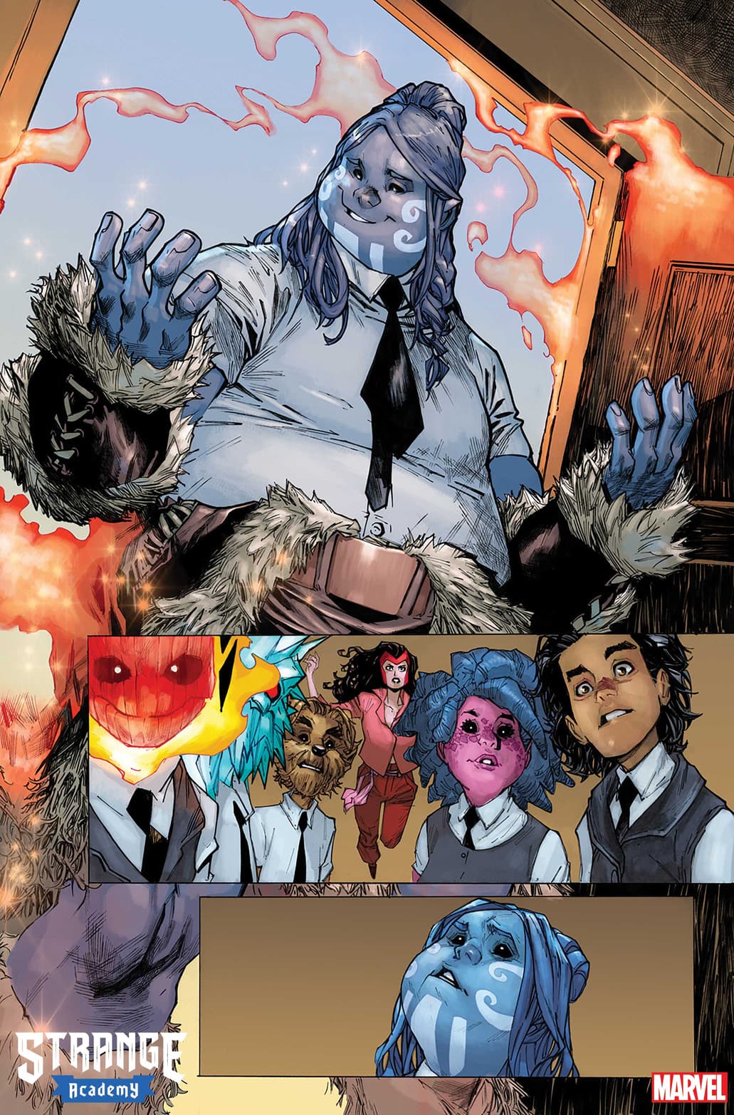 STRANGE ACADEMY: FINALS #1 art by HUMBERTO RAMOS