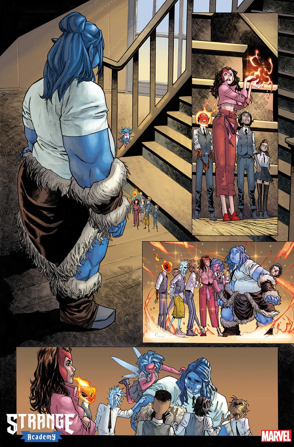 STRANGE ACADEMY: FINALS #1 art by HUMBERTO RAMOS