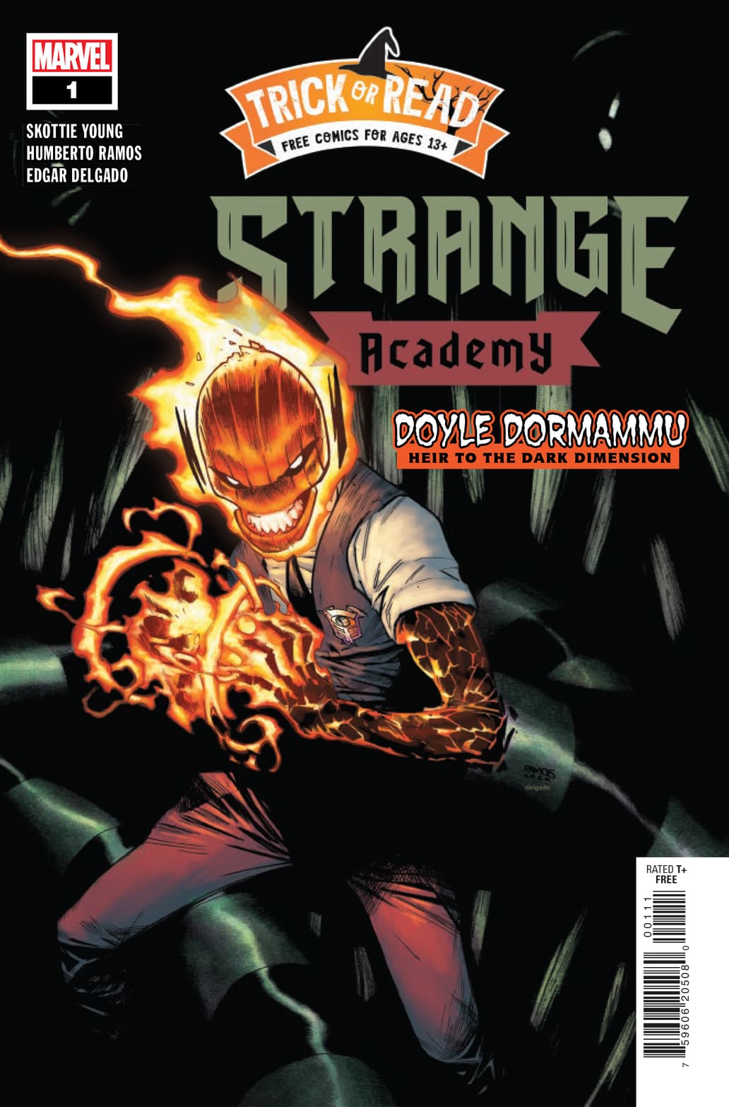 STRANGE ACADEMY #1 HALLOWEEN TRICK-OR-READ 2022: THE SON OF DORMAMMU Cover by HUMBERTO RAMOS