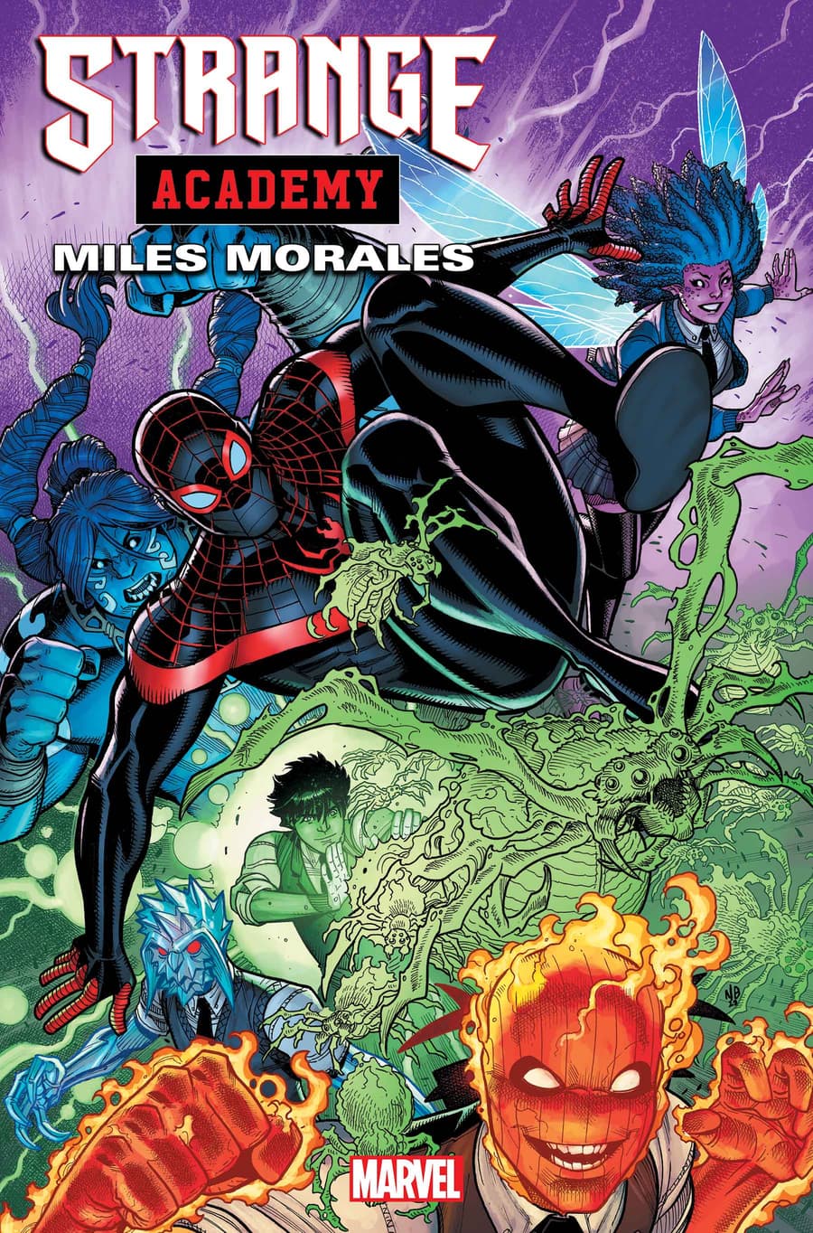 STRANGE ACADEMY: MILES MORALES #1 cover by Nick Bradshaw