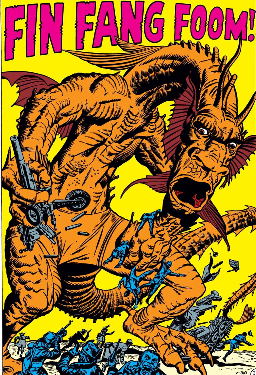 Meet Fin Fang Foom in STRANGE TALES (1951) #89.