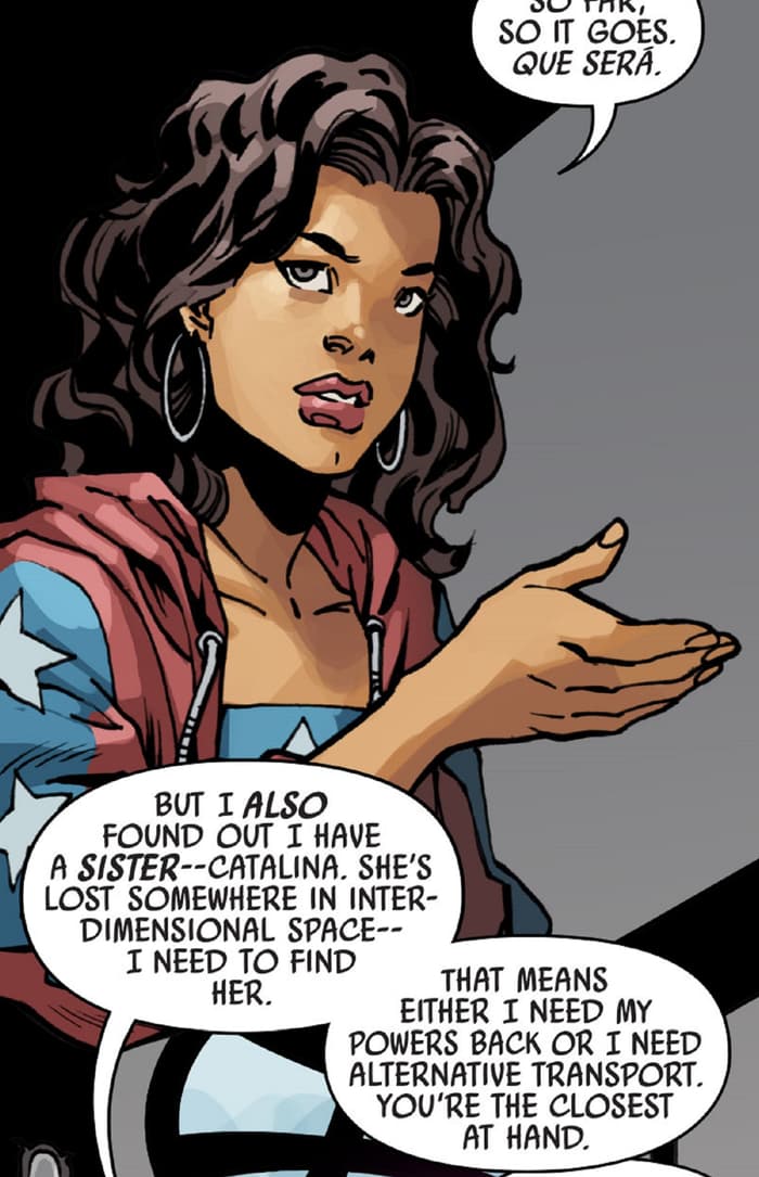 America Chavez visits the Sanctum Sanctorum.