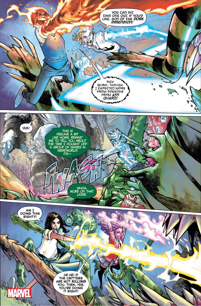 STRANGE ACADEMY #1 art by Humberto Ramos with colors by Edgar Delgado