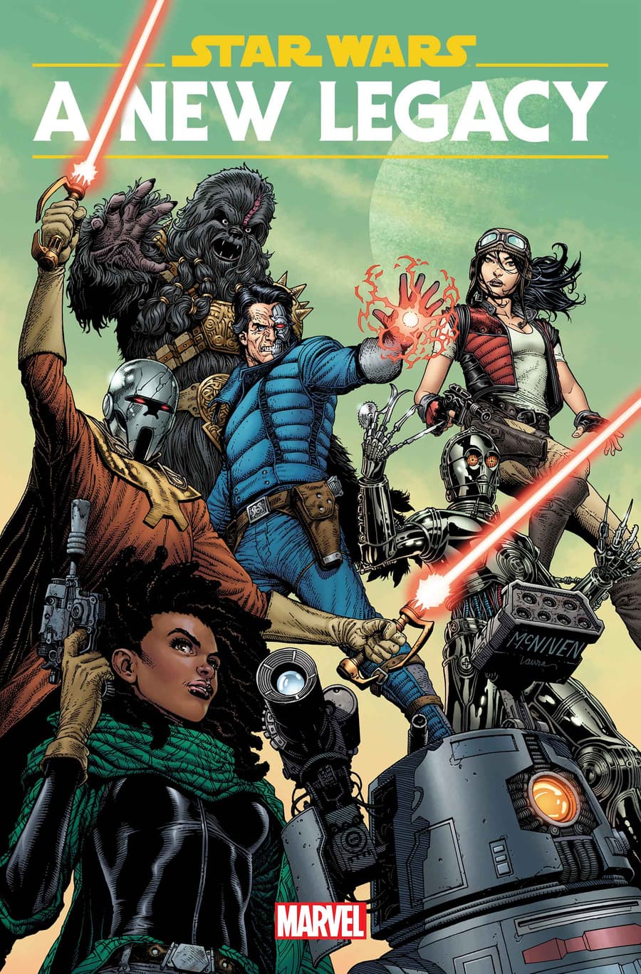 STAR WARS: A NEW LEGACY #1 Cover by STEVE MCNIVEN