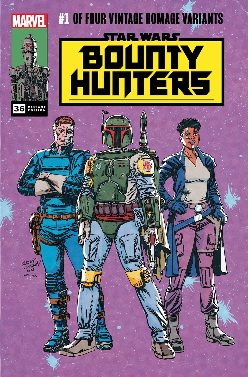 STAR WARS: BOUNTY HUNTERS #36 Classic Trade Dress Variant Cover by Jerry Ordway and Nolan Woodward
