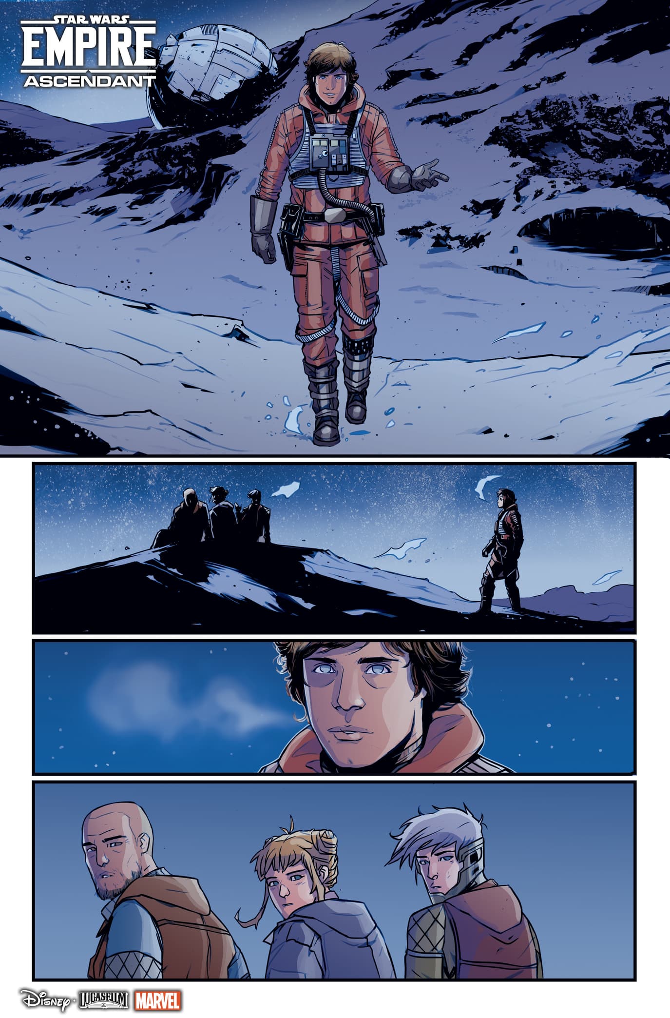 STAR WARS: EMPIRE ASCENDANT #1 preview art by Caspar Wijngaard with colors by Lee Loughridge