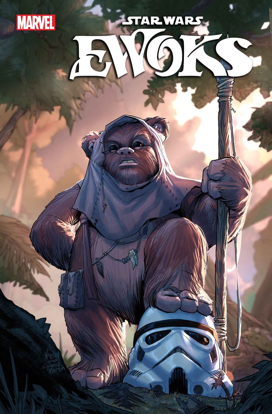 STAR WARS: EWOKS #1 cover by Pete Woods