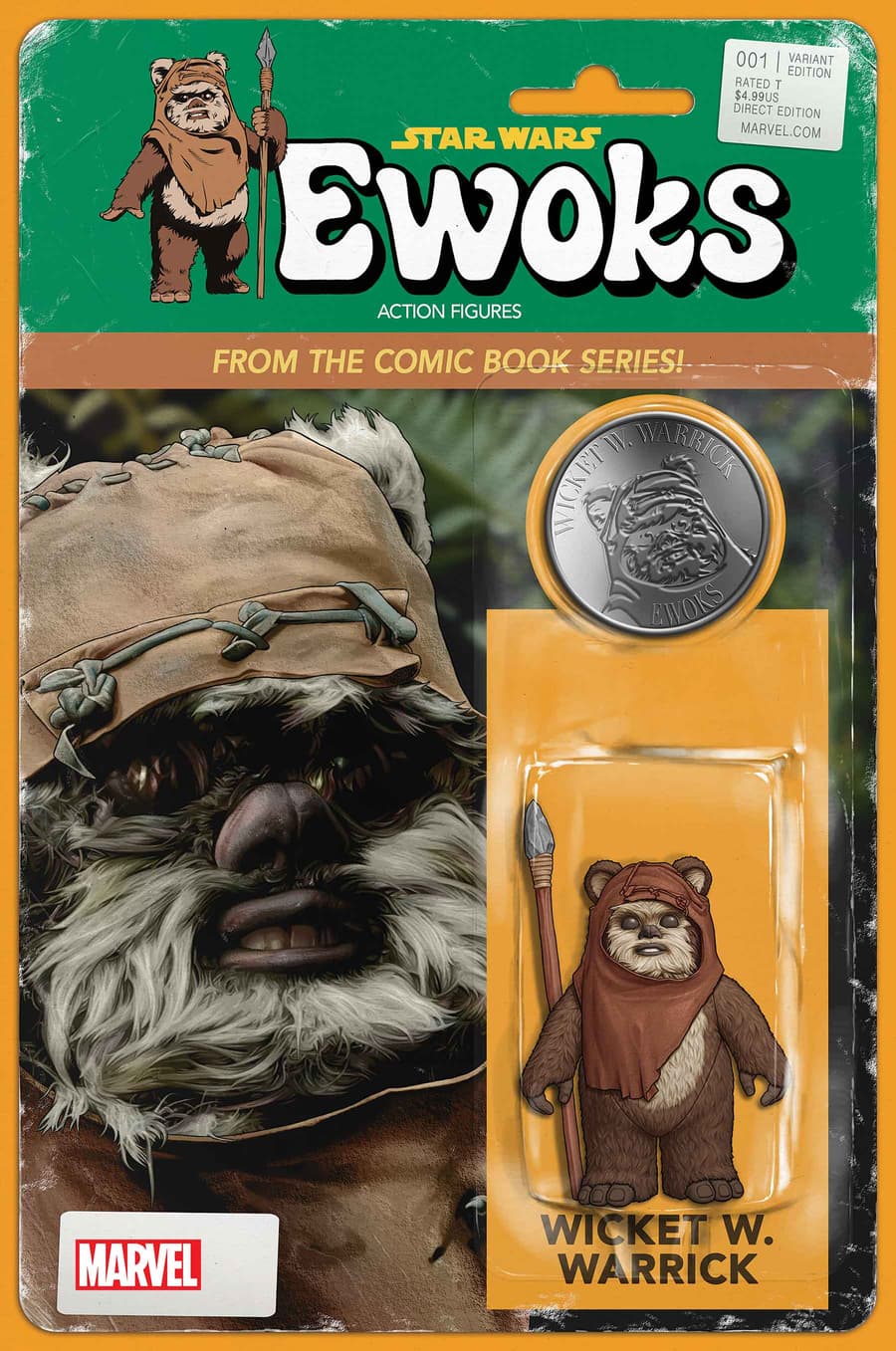 STAR WARS: EWOKS #1 Action Figure Variant Cover by John Tyler Christopher