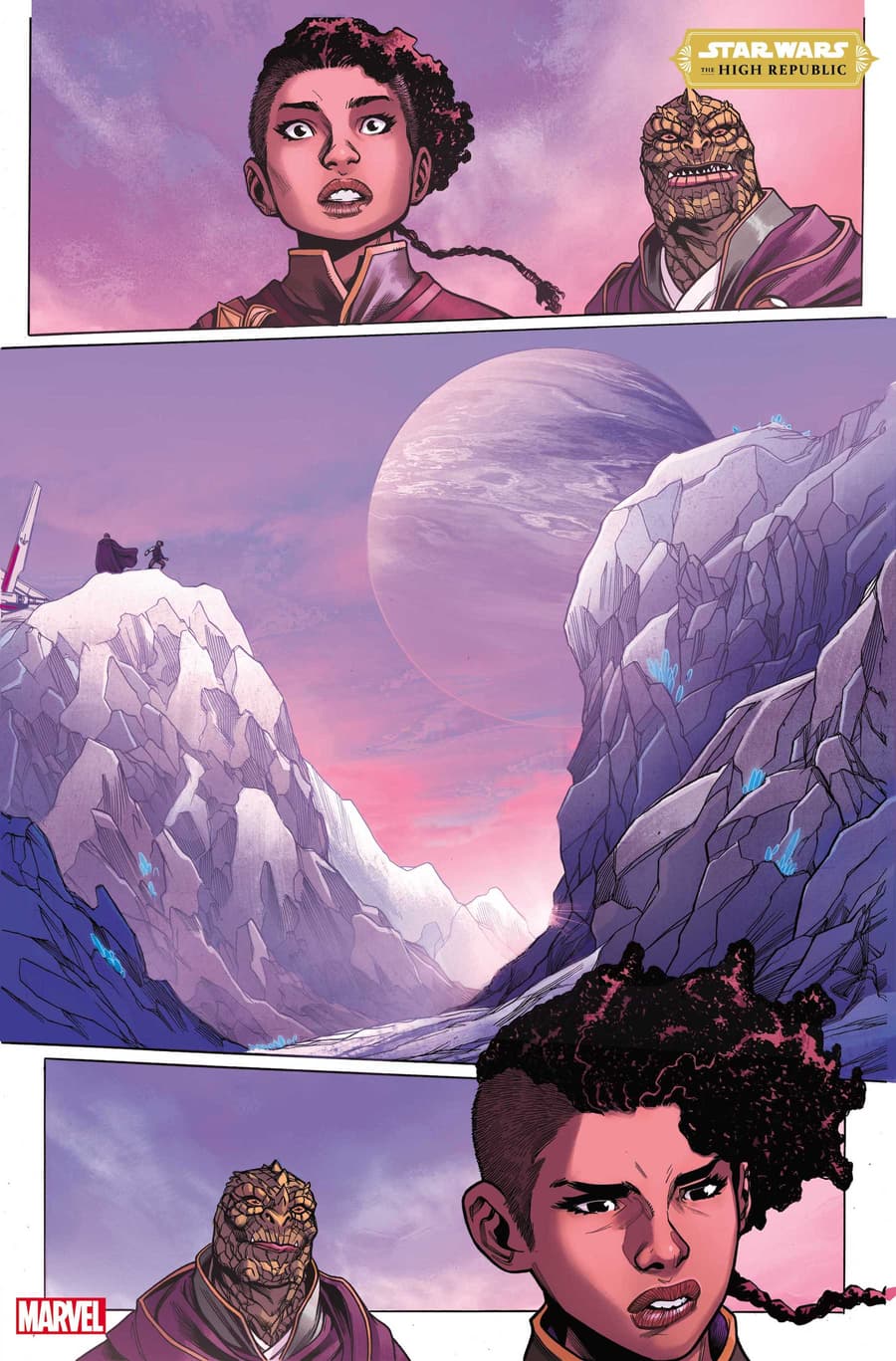 STAR WARS: THE HIGH REPUBLIC #4 preview art by Ario Anindito with inks by Mark Morales and colors by Annalisa Leoni