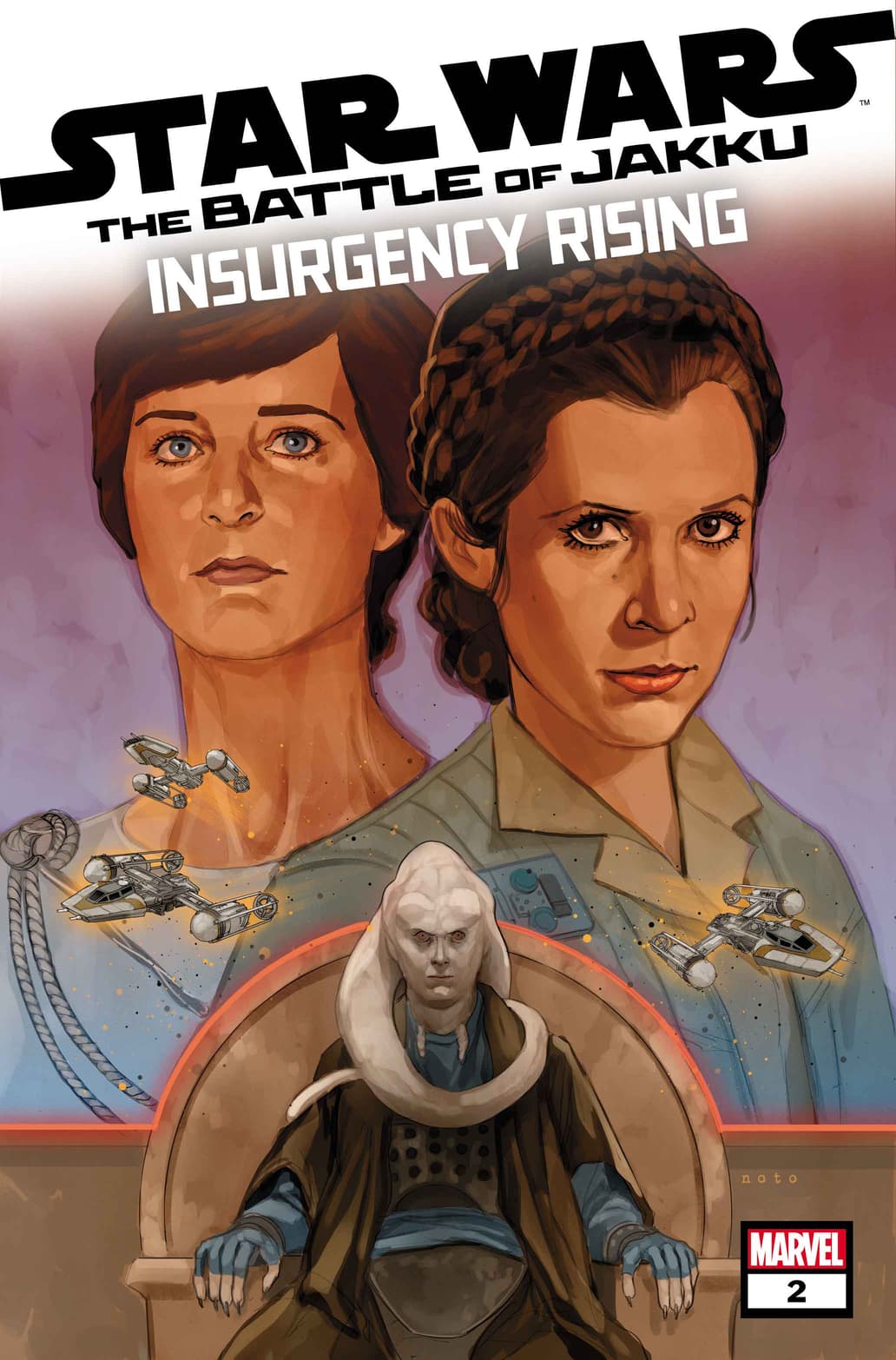 STAR WARS: BATTLE OF JAKKU — INSURGENCY RISING #2 cover by Phil Noto