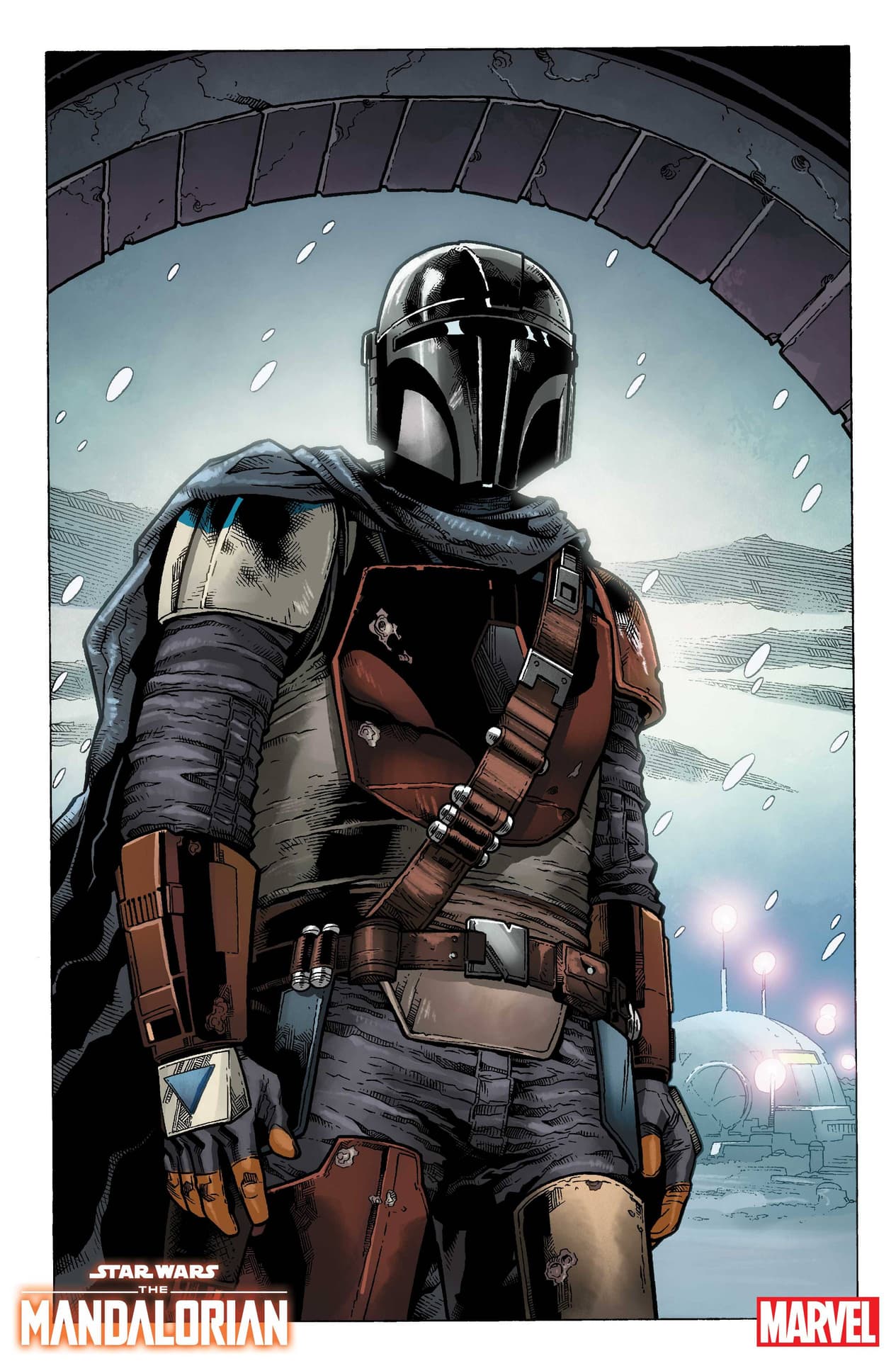 STAR WARS: THE MANDALORIAN #1 interior artwork by Georges Jeanty