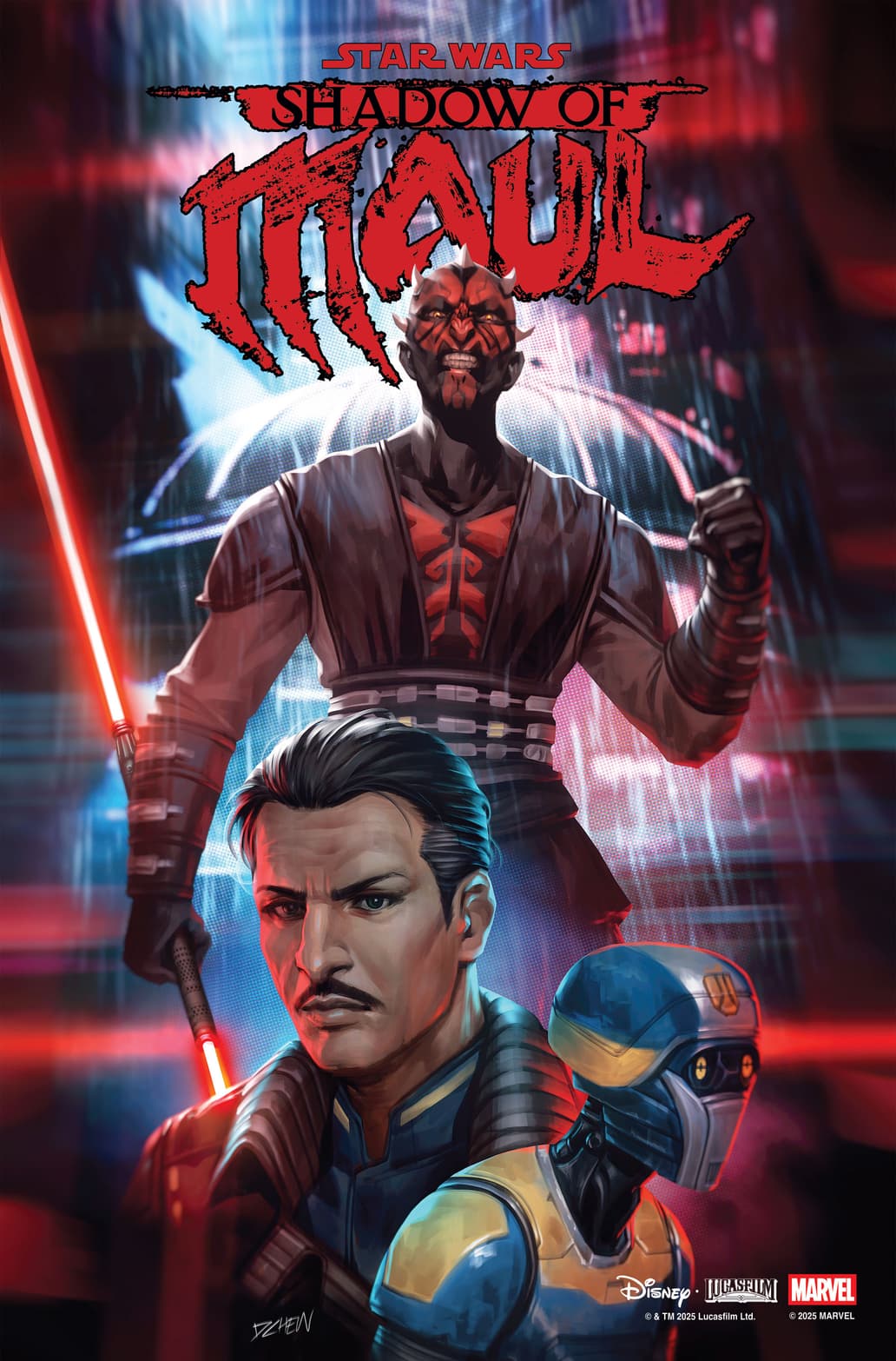 STAR WARS: SHADOW OF MAUL #1 Cover by DERRICK CHEW