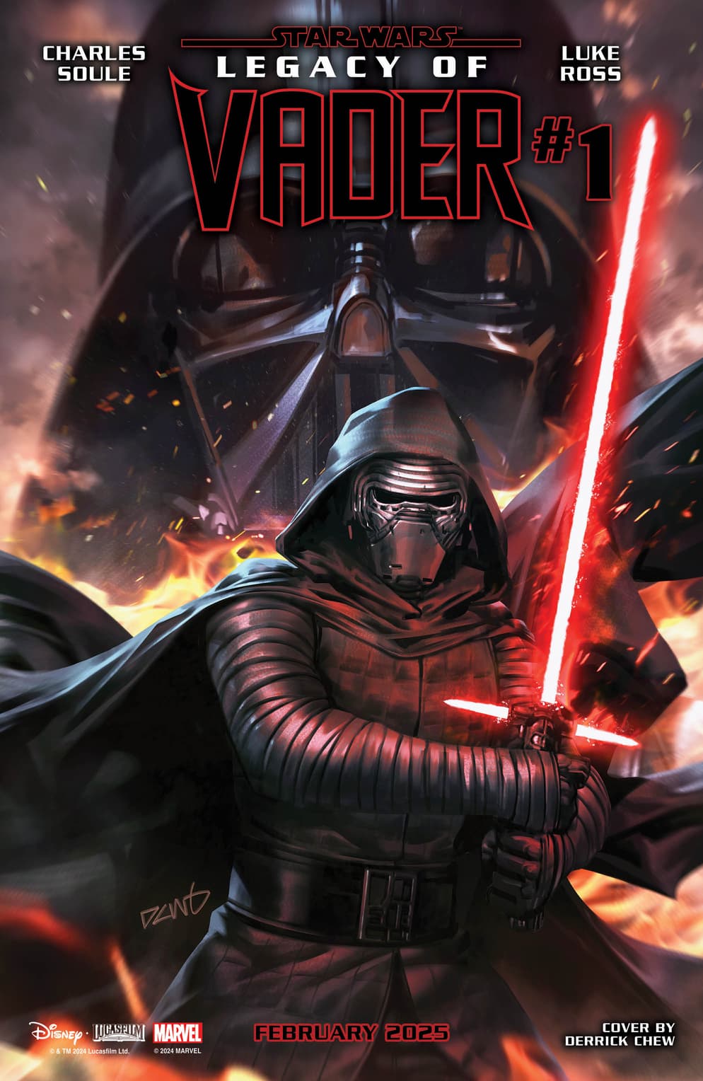 STAR WARS: THE LEGACY OF VADER #1 Cover by DERRICK CHEW