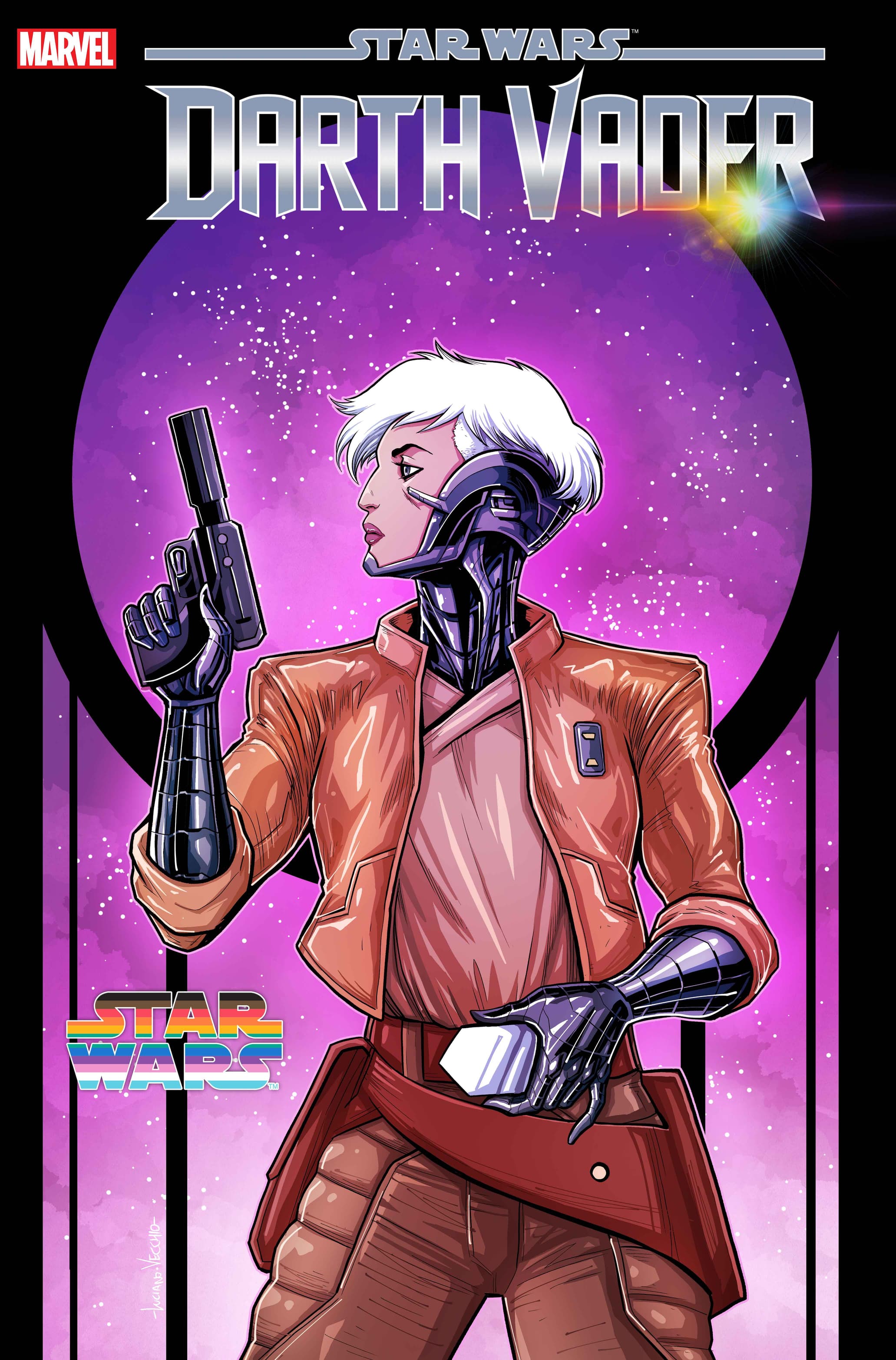 STAR WARS: DARTH VADER #35 STAR WARS PRIDE VARIANT COVER BY LUCIANO VECCHIO