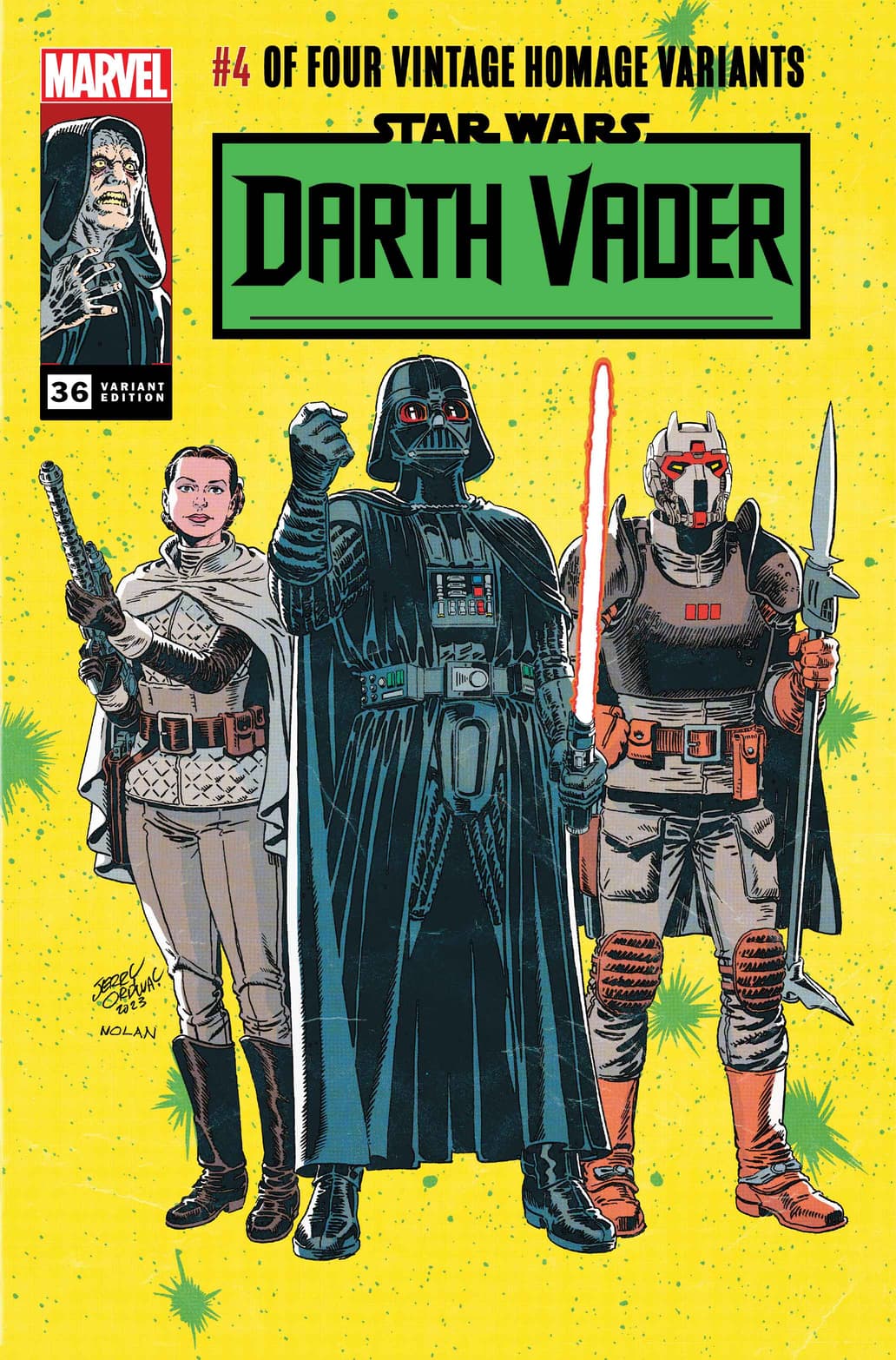 STAR WARS: DARTH VADER #36 Classic Trade Dress Variant Cover by Jerry Ordway and Nolan Woodward