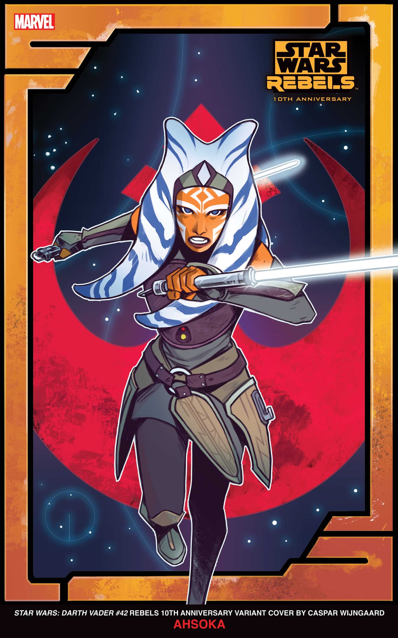 STAR WARS: DARTH VADER #42 Rebels 10th Anniversary Variant Cover by Caspar Wijngaard - Ahsoka