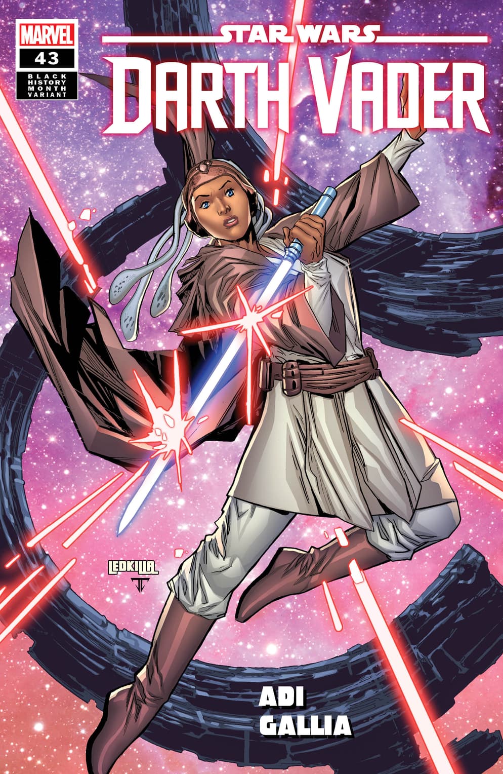 STAR WARS: DARTH VADER #43 Black History Month Variant Cover by Ken Lashley