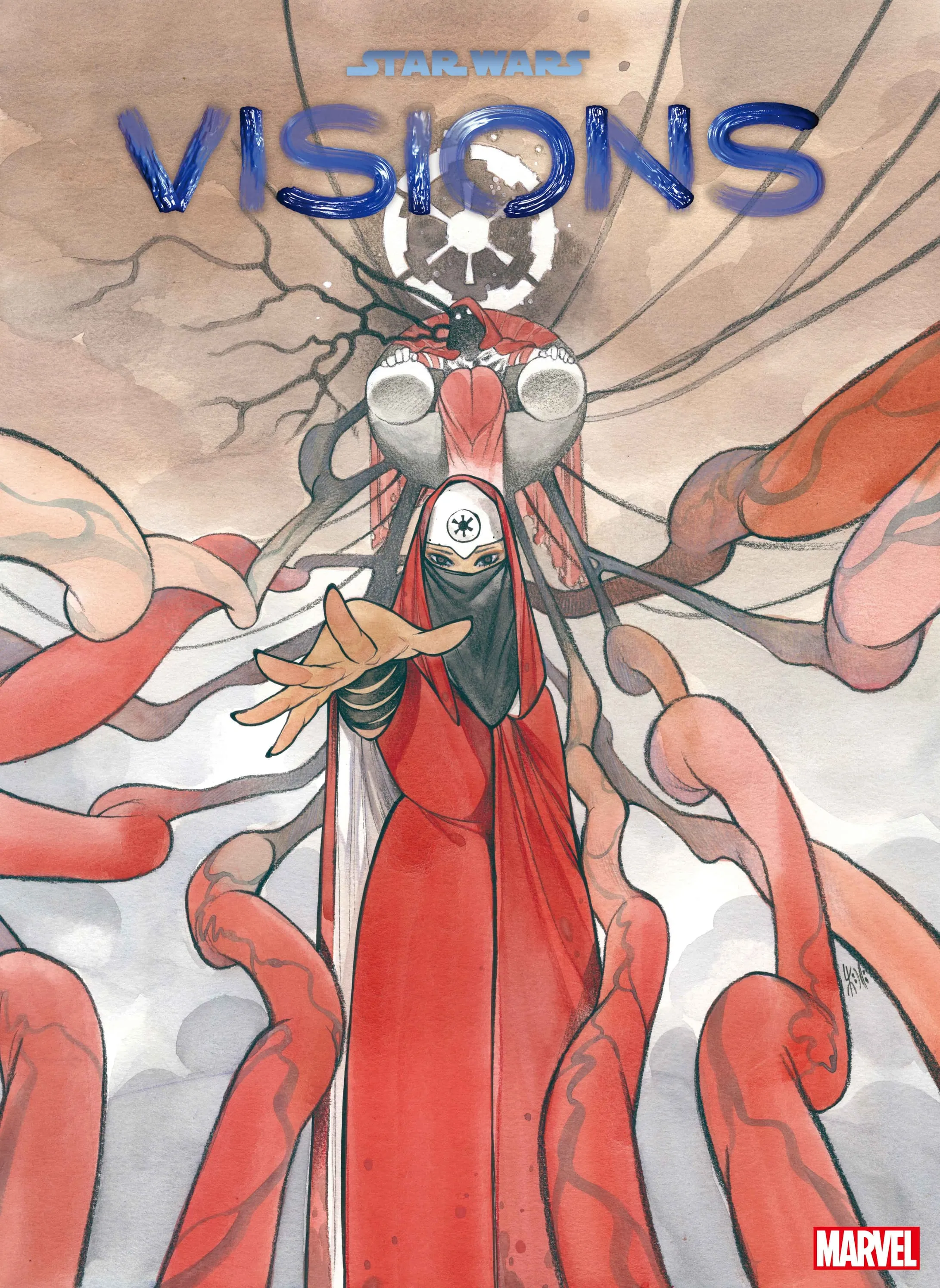 スター・ウォーズ Adventures #1 桃桃子 レア表紙 アメコミリーフ Star Wars: Visions - Peach Momoko' #1 Brings Her Unique