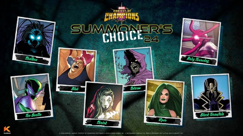 Summoner’s Choice Champion Vote Characters