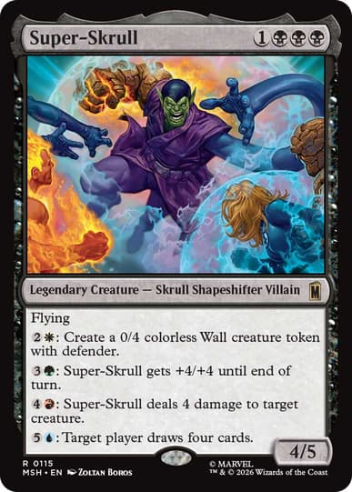 mtg all marvel cards MTG Marvel Super Heroes Scene Box 4ct