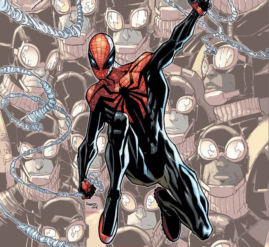 SUPERIOR SPIDER-MAN (2013) #14 cover by Humberto Ramos