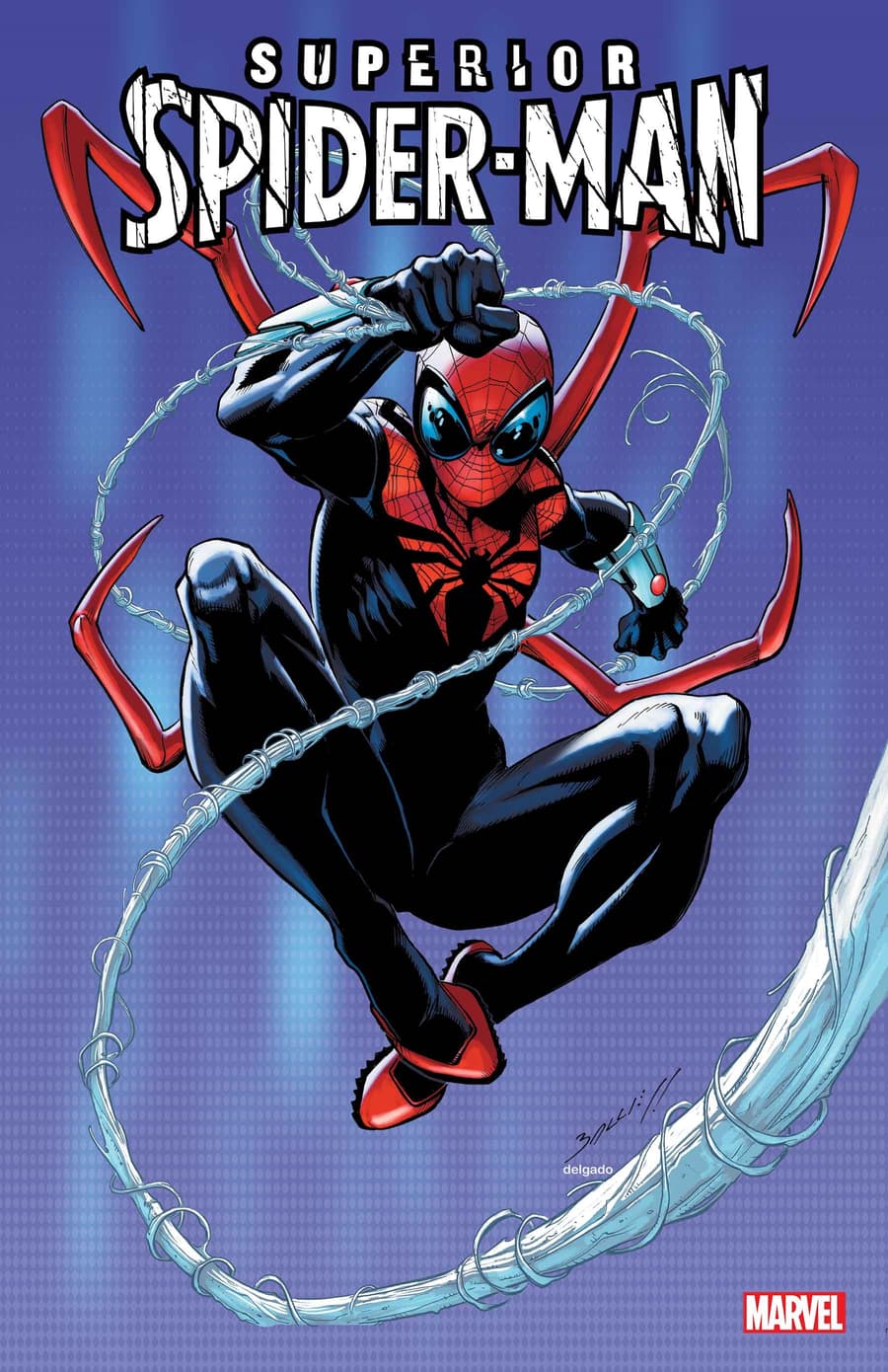 Cover to SUPERIOR SPIDER-MAN (2023) #1 by Mark Bagley.