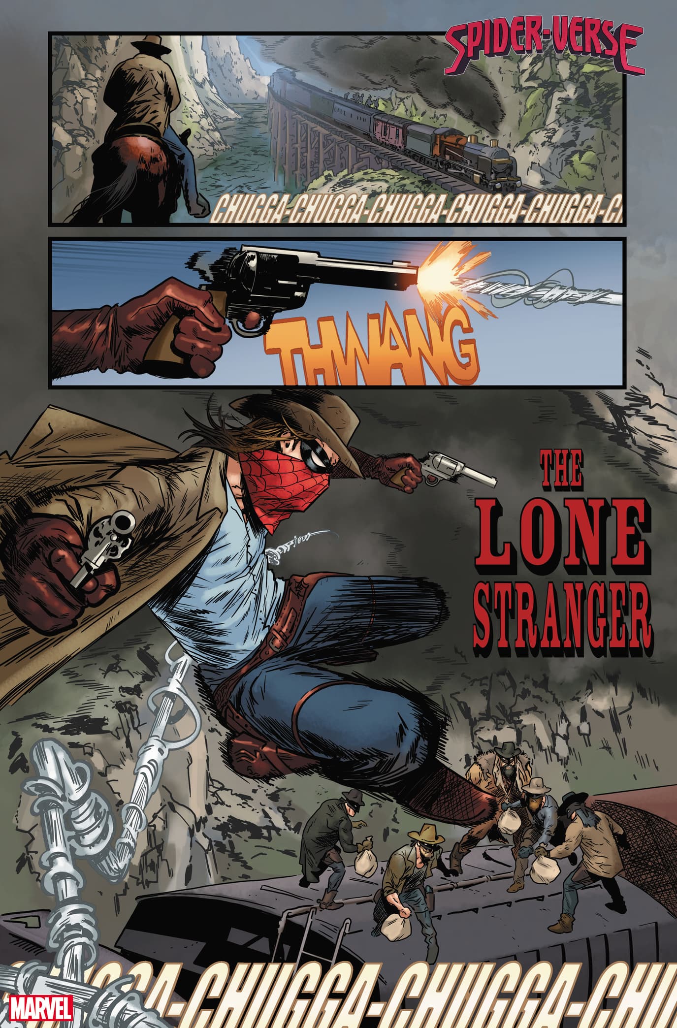 Get Ready for Taran Killam's Western-Themed Marvel Debut in 'Spider-Verse'  #4 | Marvel