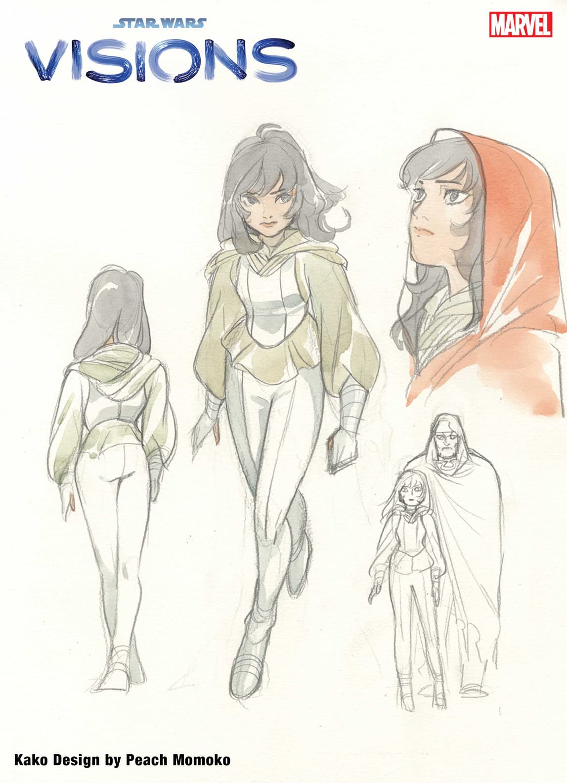 STAR WARS: VISIONS - PEACH MOMOKO #1 Kako Design Sheet by Peach Momoko