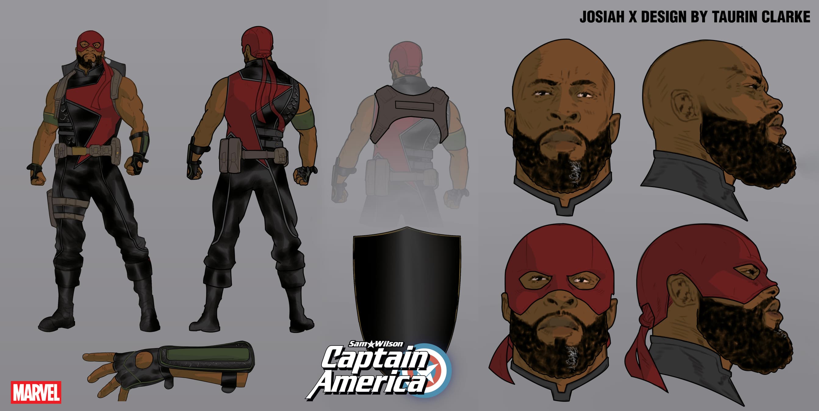 Josiah X Design Sheet by Taurin Clarke