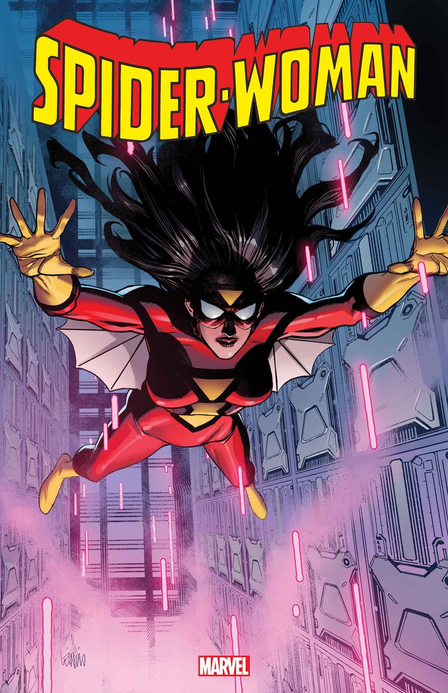 SPIDER-WOMAN #2 cover by Leinil Francis Yu