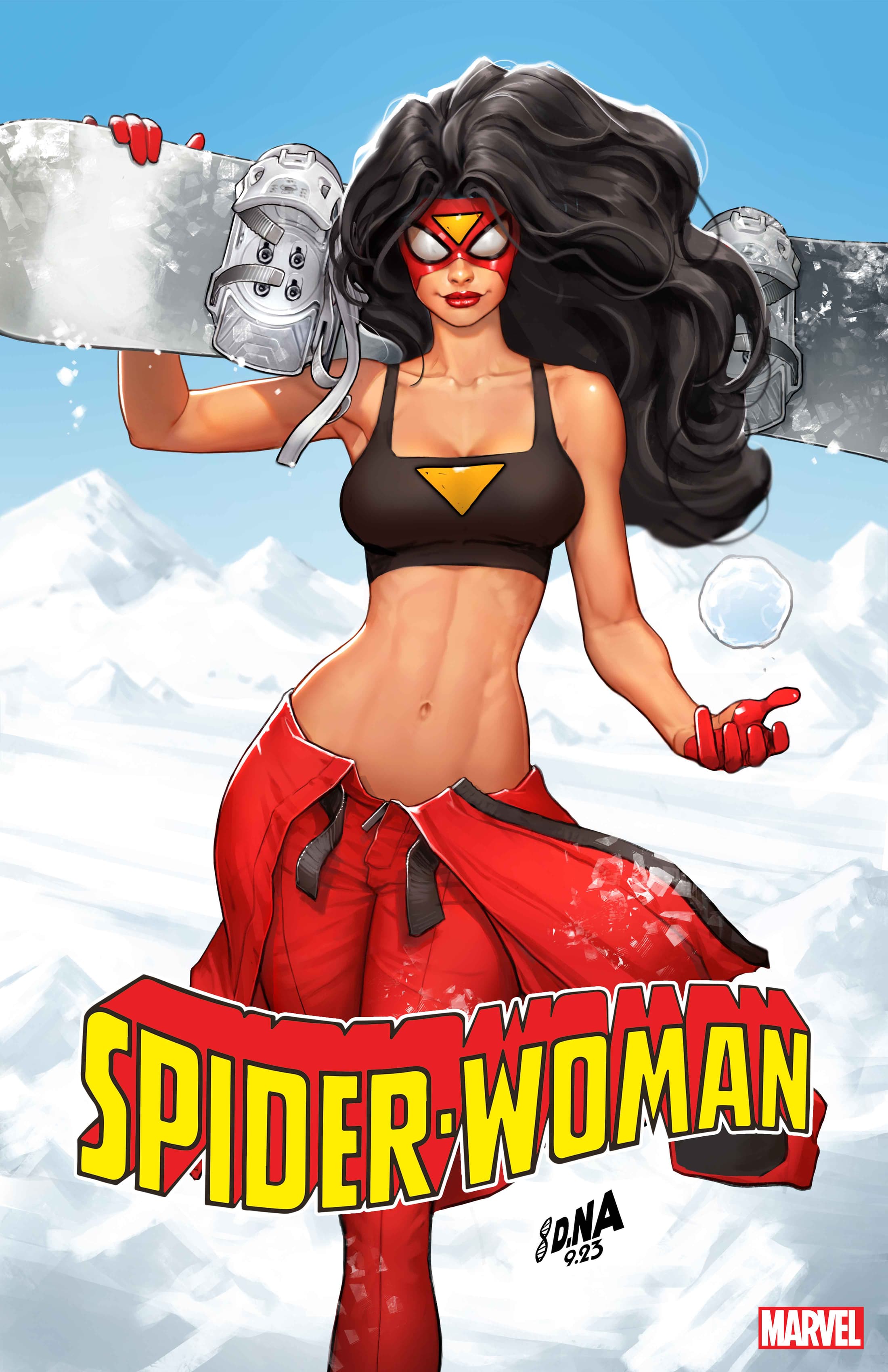 SPIDER-WOMAN #2 Ski Chalet Variant Cover by David Nakayama​​​​​​​