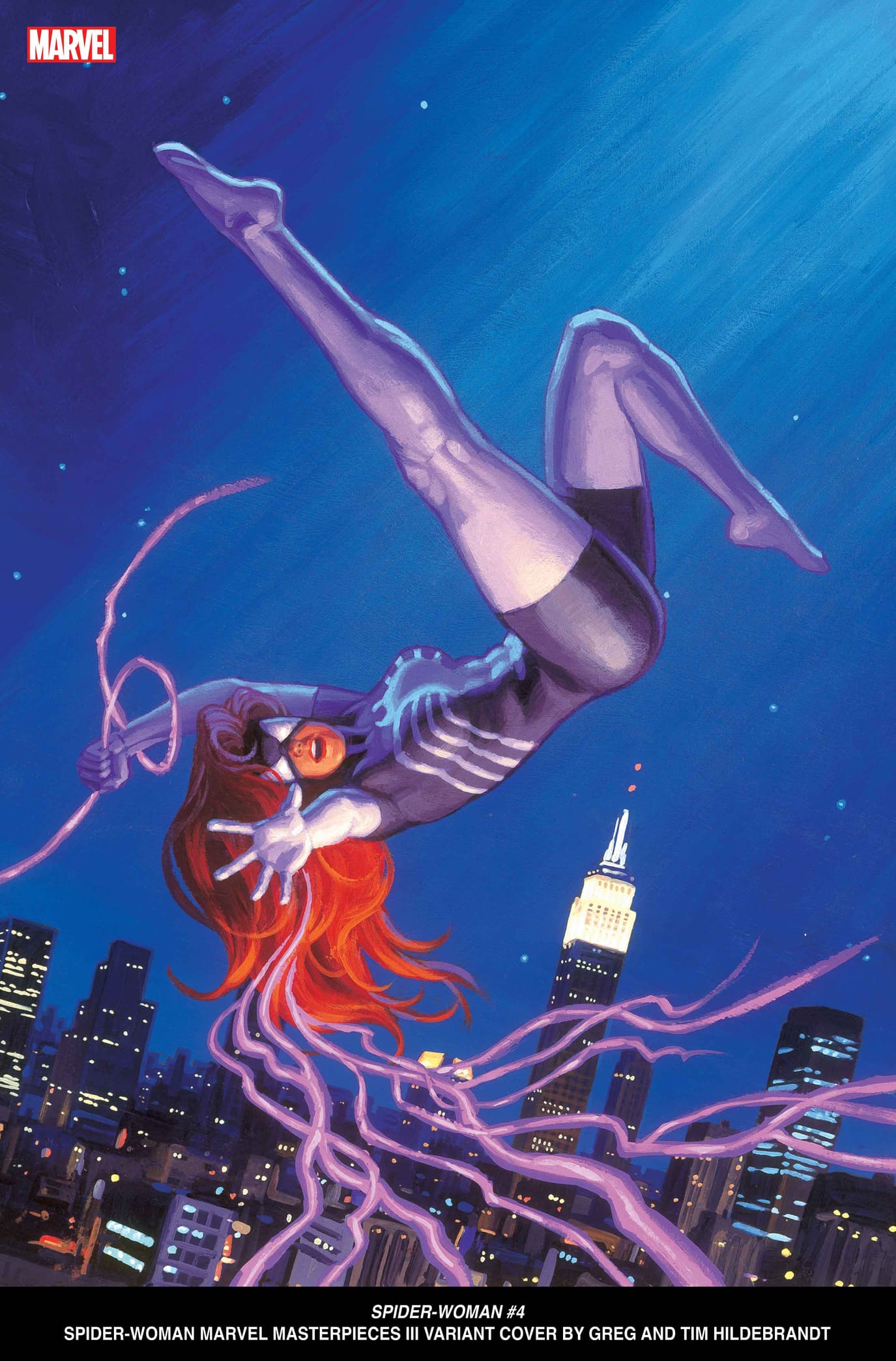 SPIDER-WOMAN #4 Spider-Woman Marvel Masterpieces III Variant Cover by Greg and Tim Hildebrandt