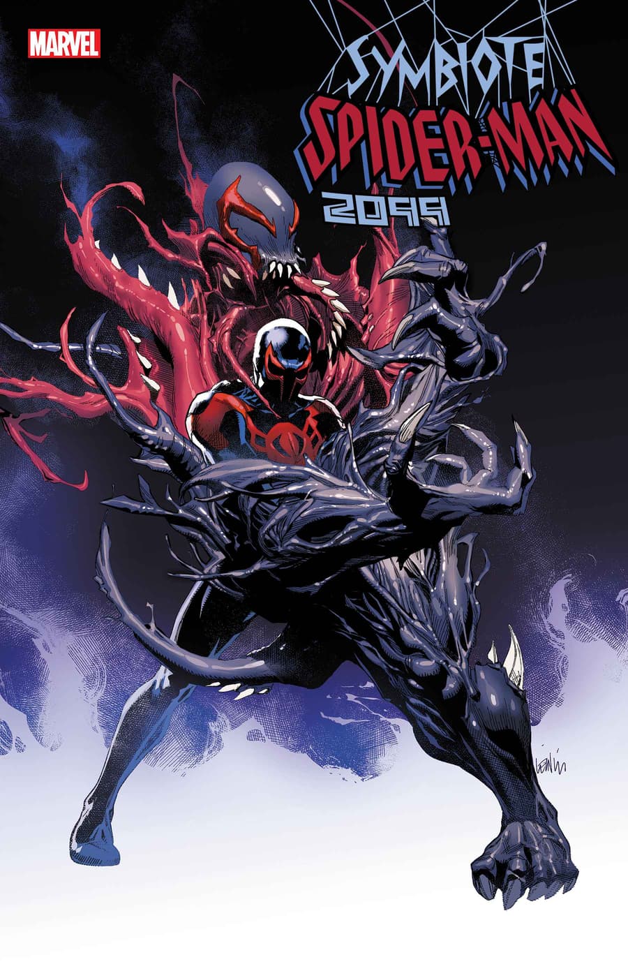 SYMBIOTE SPIDER-MAN 2099 #1 cover by Leinil Francis Yu