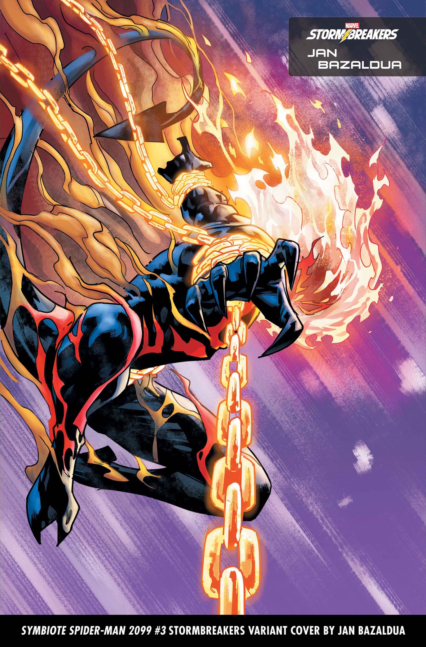 SYMBIOTE SPIDER-MAN 2099 #3 Stormbreakers Variant Cover by Jan Bazaldua