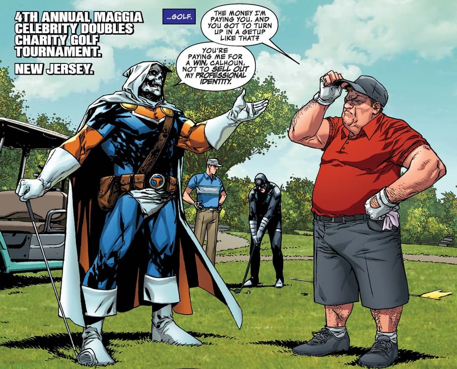 Taskmaster takes on a golf course.